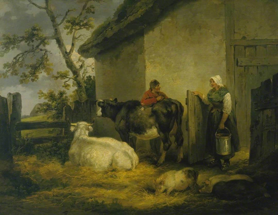 Pastore e lattaia - National Gallery, Londra